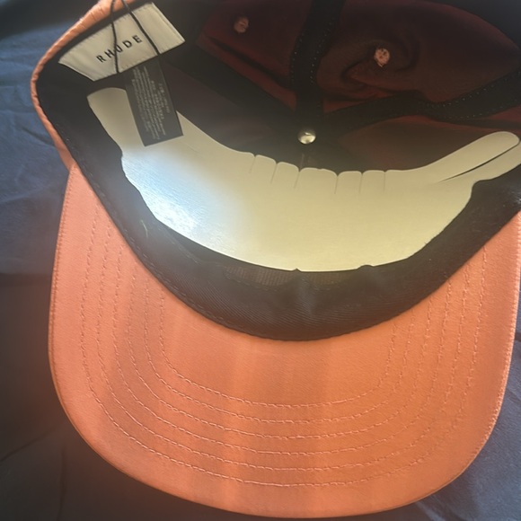 Rhude snap back Hat - peach - Picture 5 of 7
